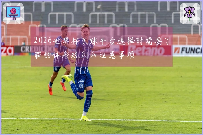 2026世界杯买球平台选择时需要了解的体彩规则和注意事项